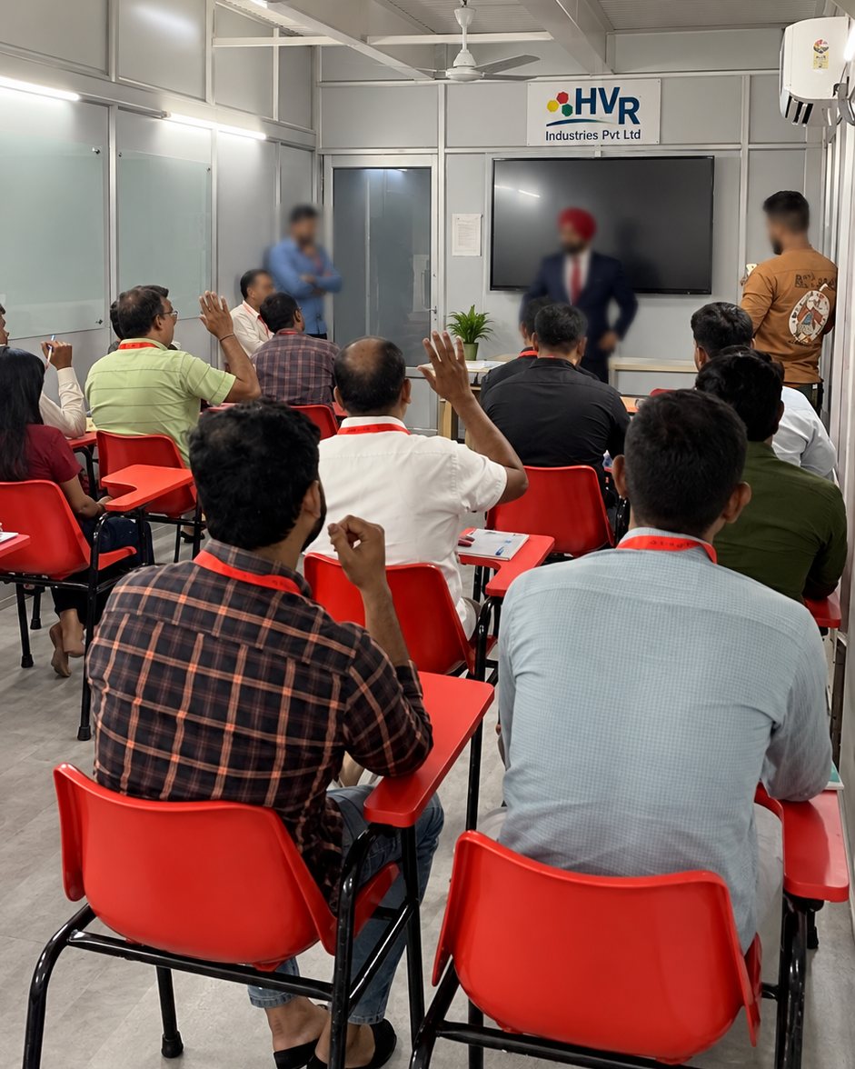 Training session in HVR's training room
